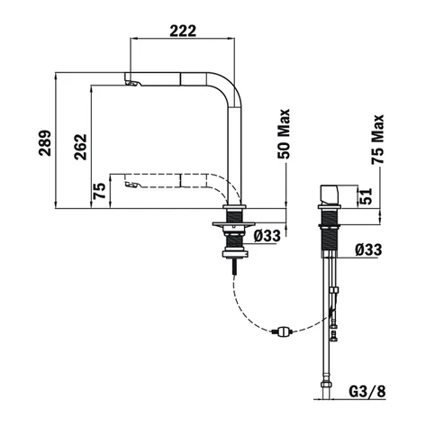 Teka AUK 983 Pencere Önü Bataryası