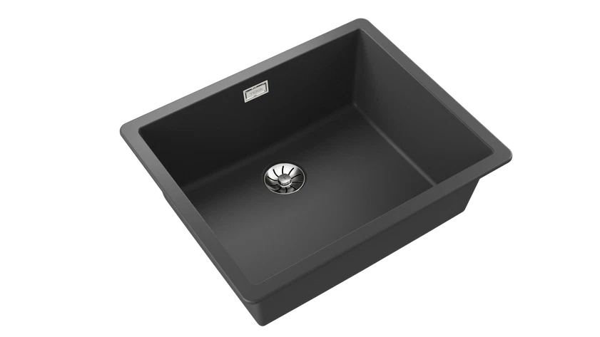Teka- Radea R10 50.40 M-TG Granit Evye - Tezgahüstü / Tezgahaltı - Dark Grey - 115230052