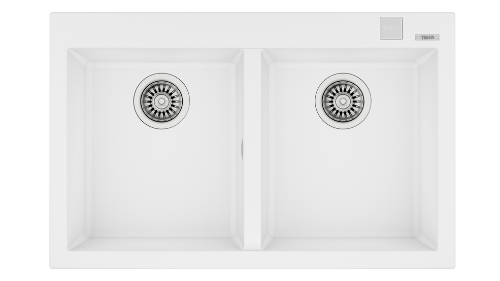 Teka Forsquare 790 TG Arctic White Granite Evye