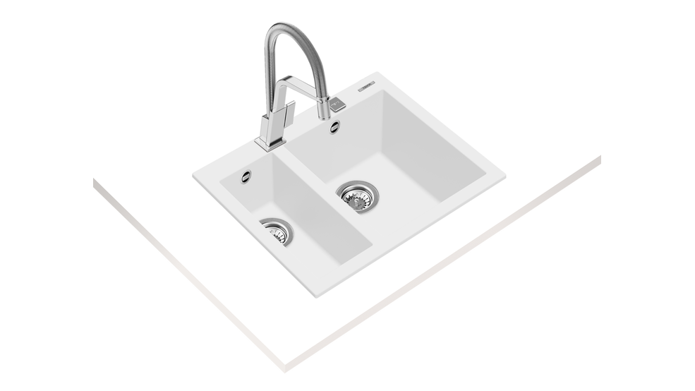 Teka ForSquare 590 TG Arctic White Granite Evye