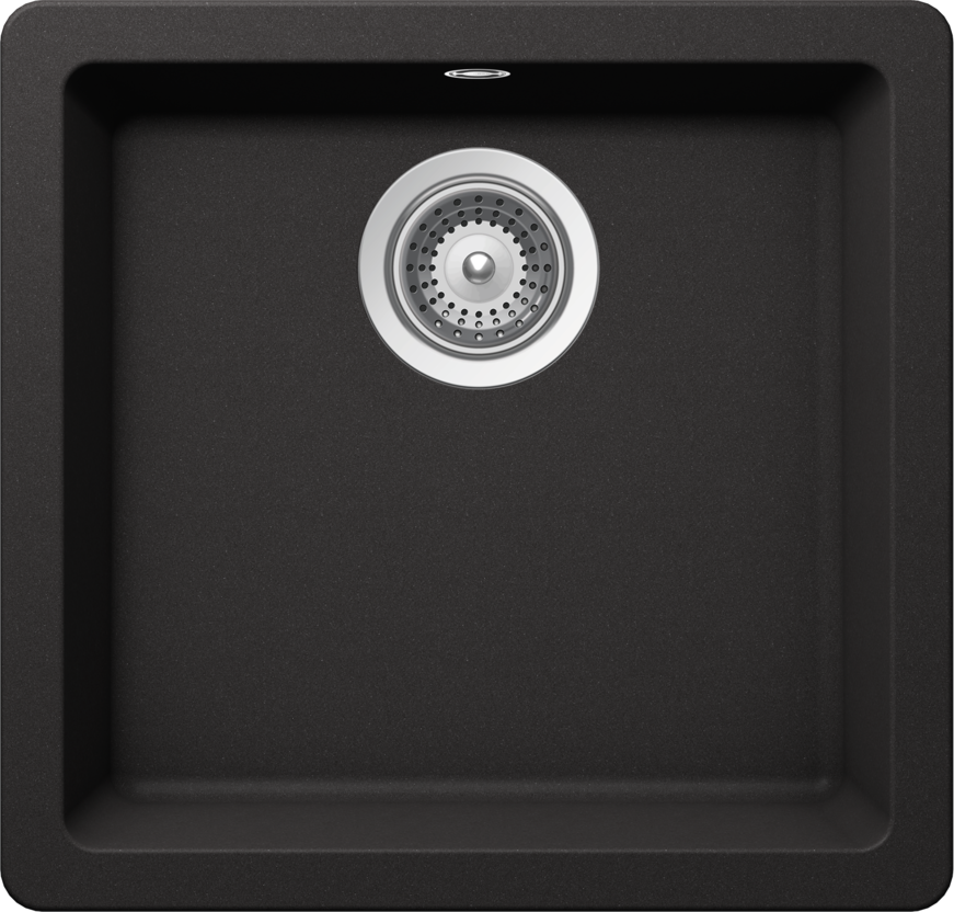 Schock Quadro N-100S Nero Granit Eviye